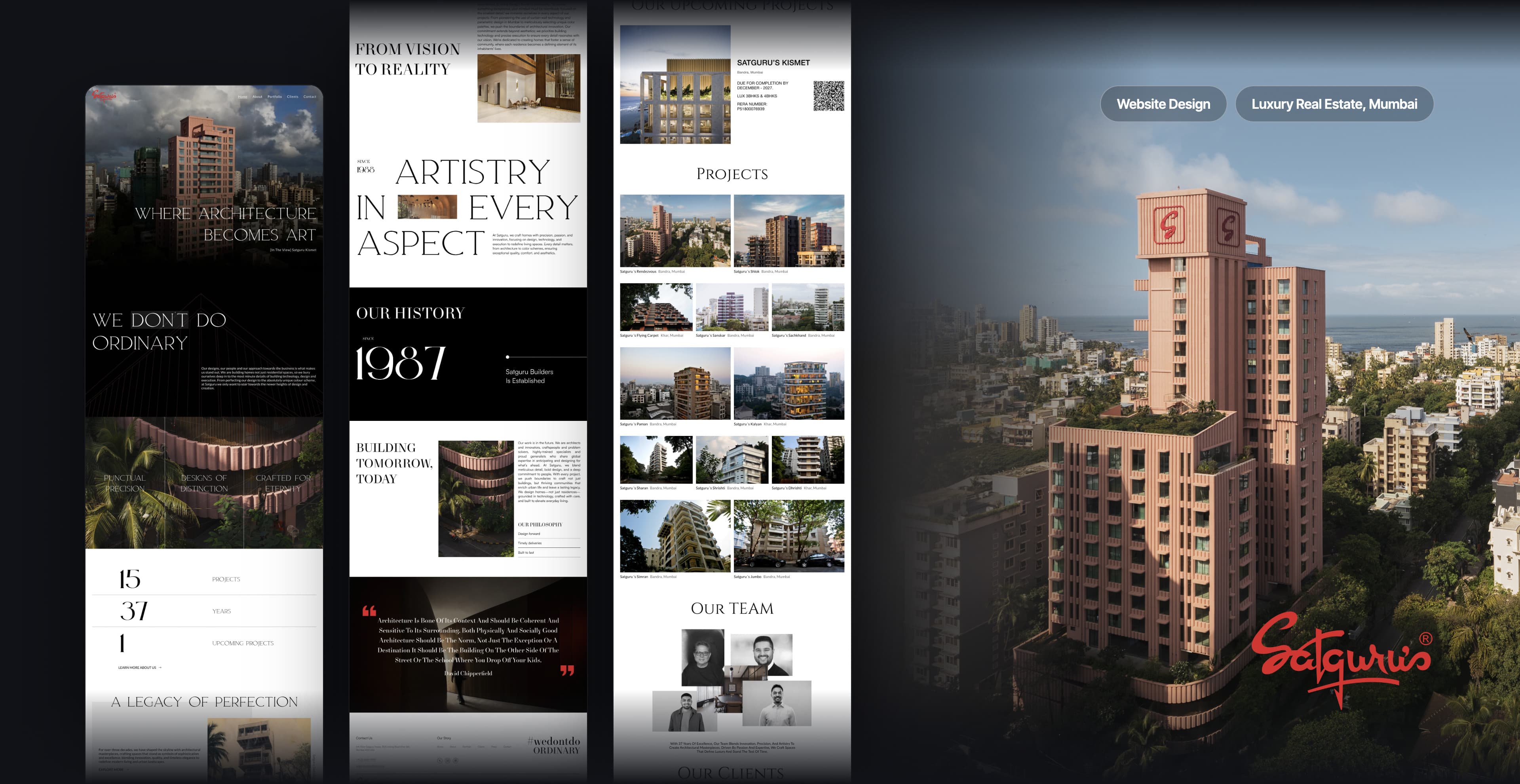 Satguru Builders - Website Design & Development