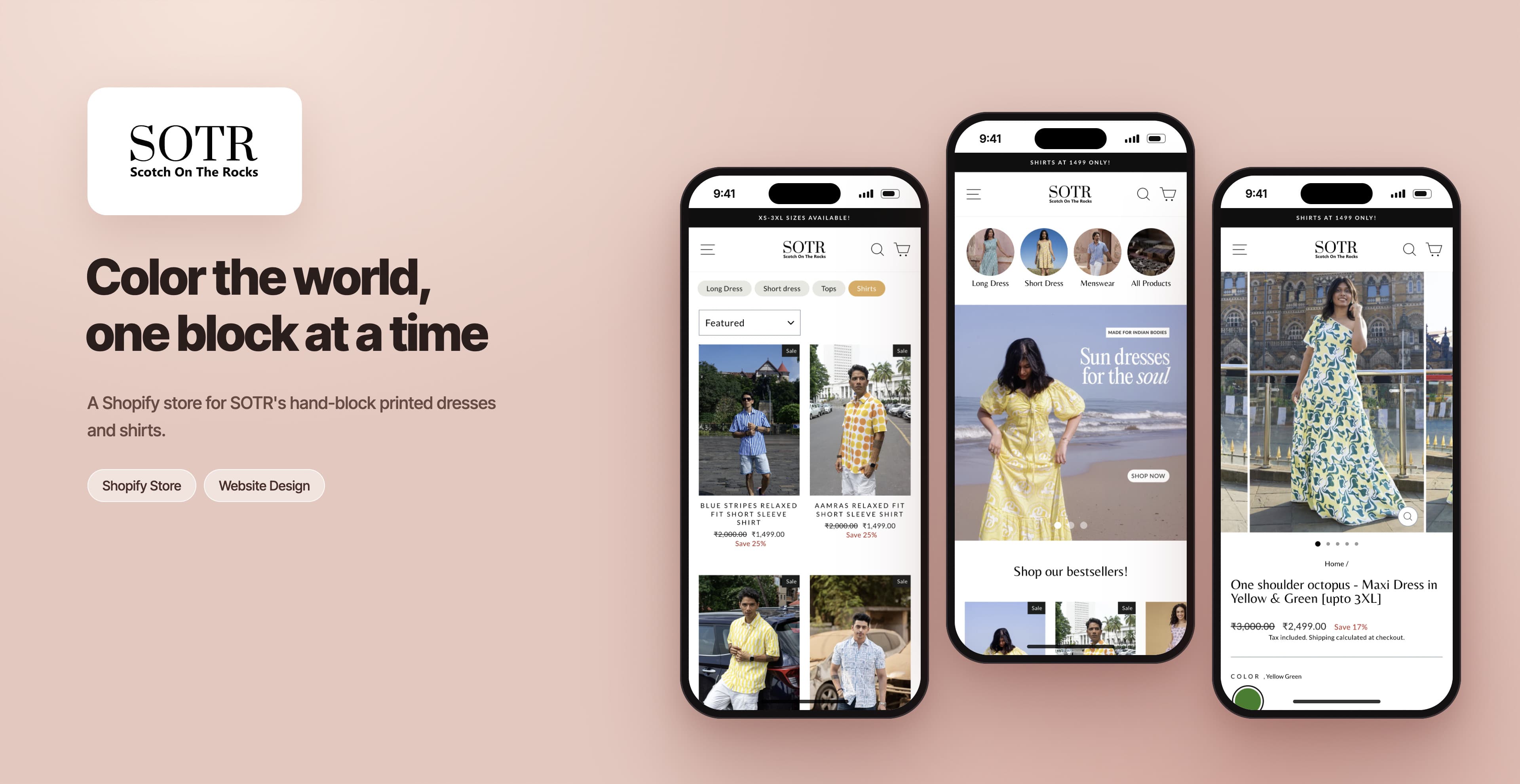 SOTR - Website Design