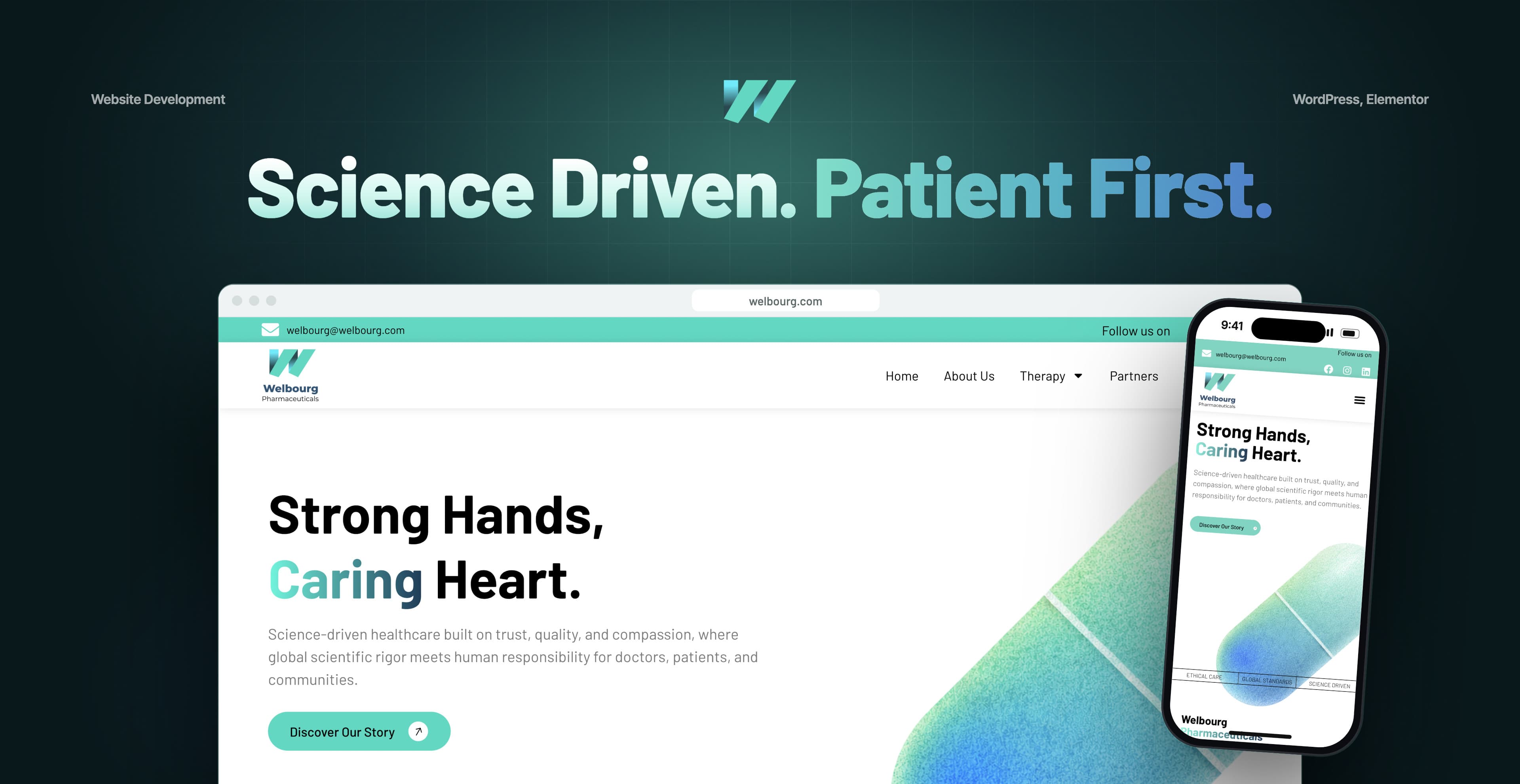 Welbourg Pharma - Website Development