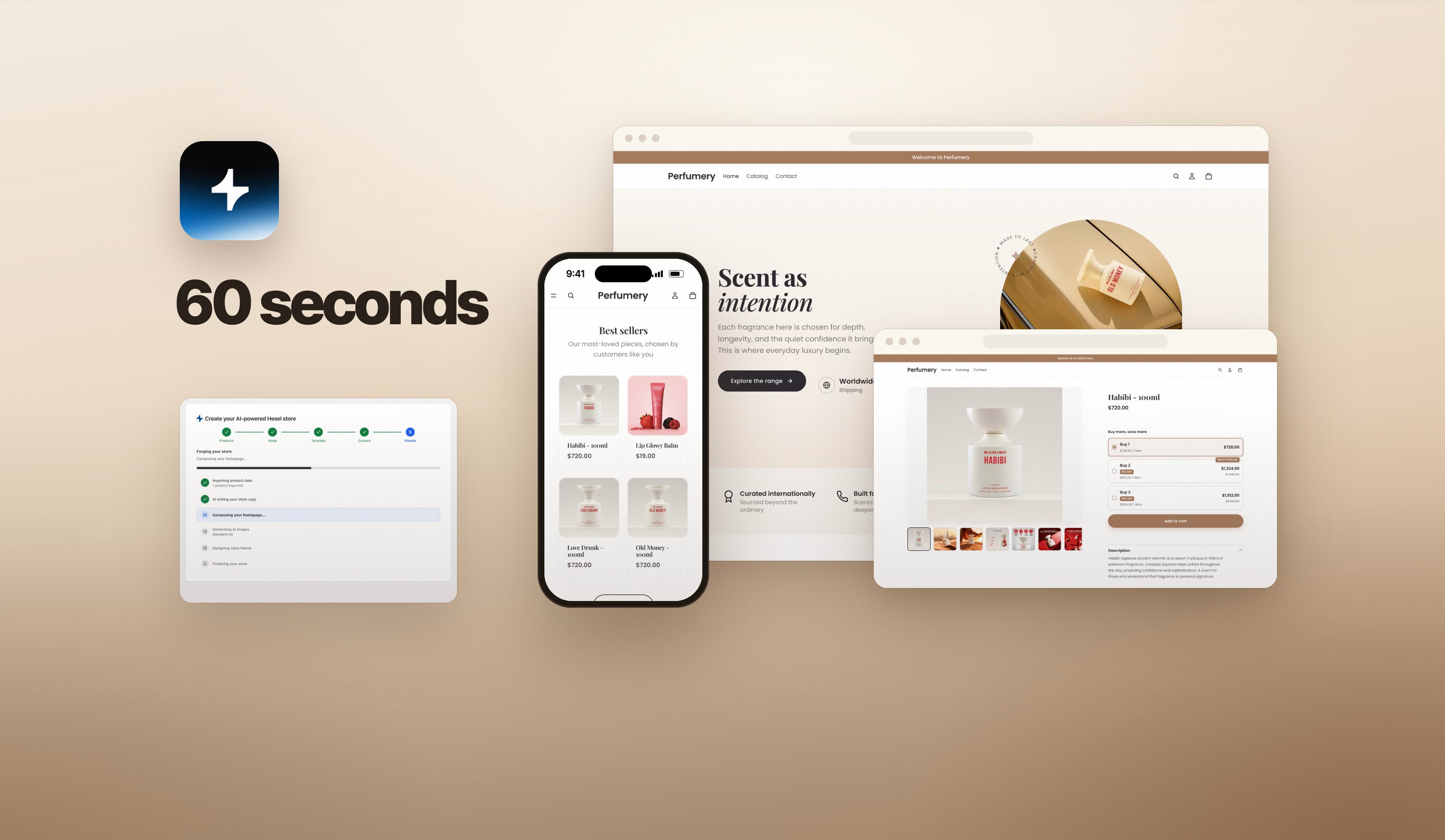 HEXEL - Shopify AI Store Builder