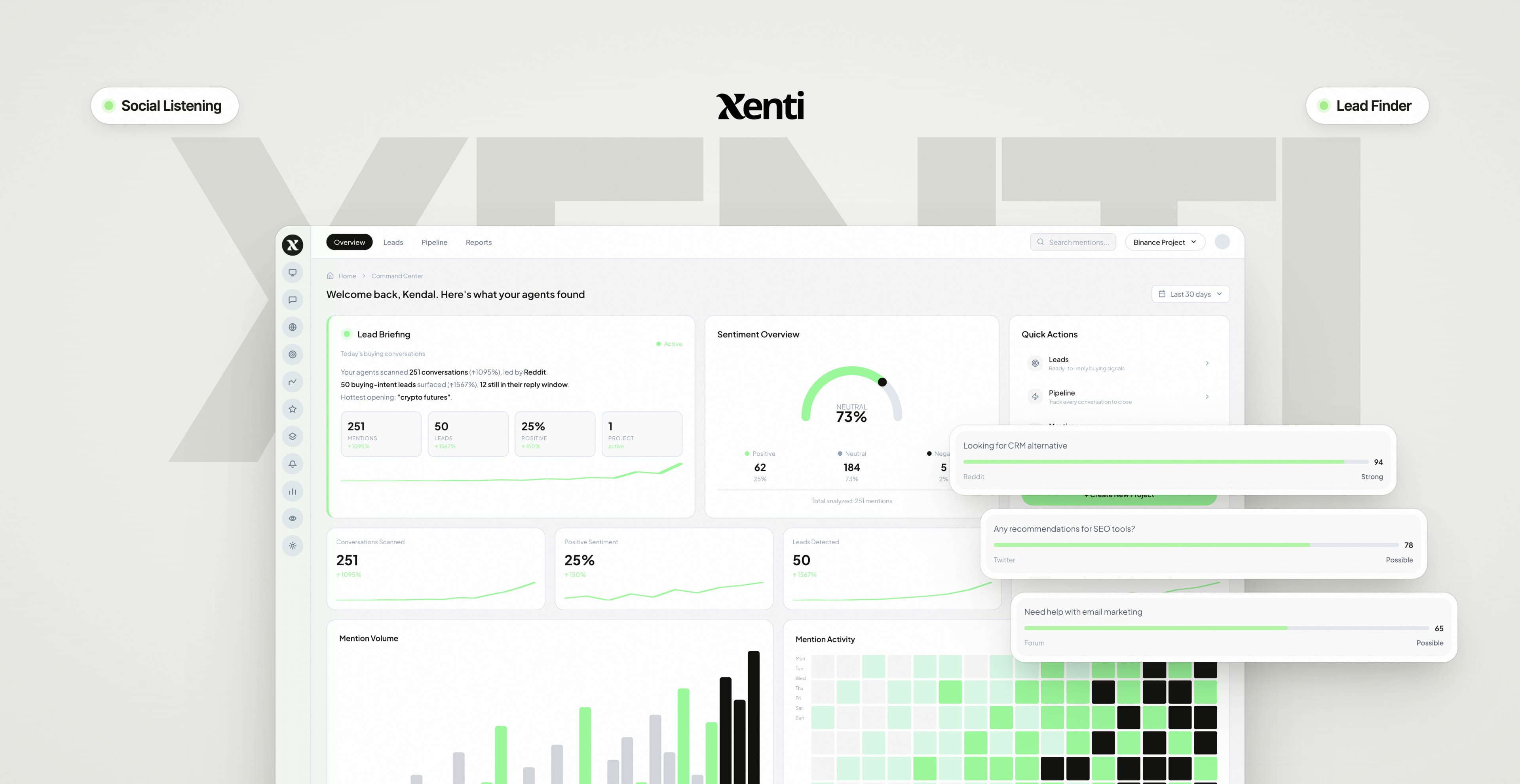 Xenti - Lead Finder & Social Listening