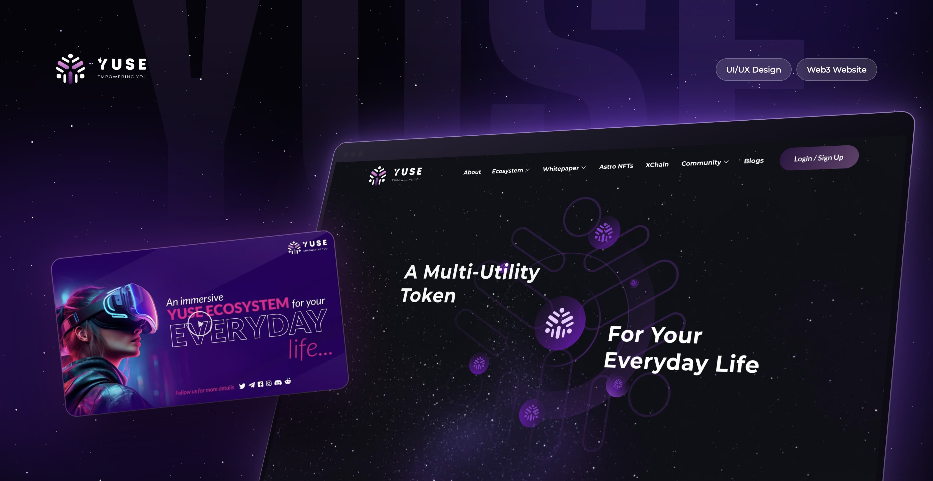 Yuse Token - UIUX Design & Development