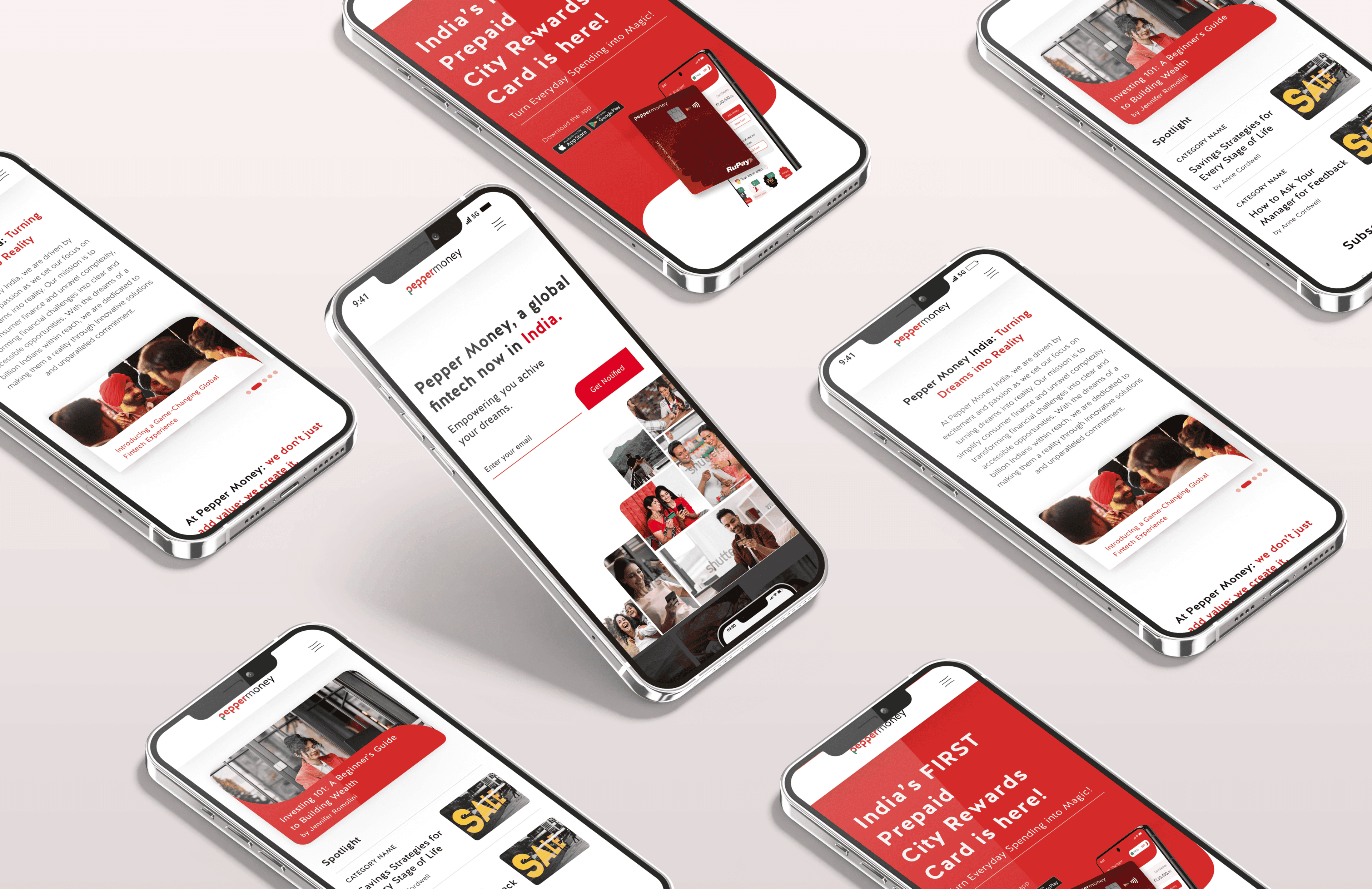 Pepper Money India - Website Design & Development