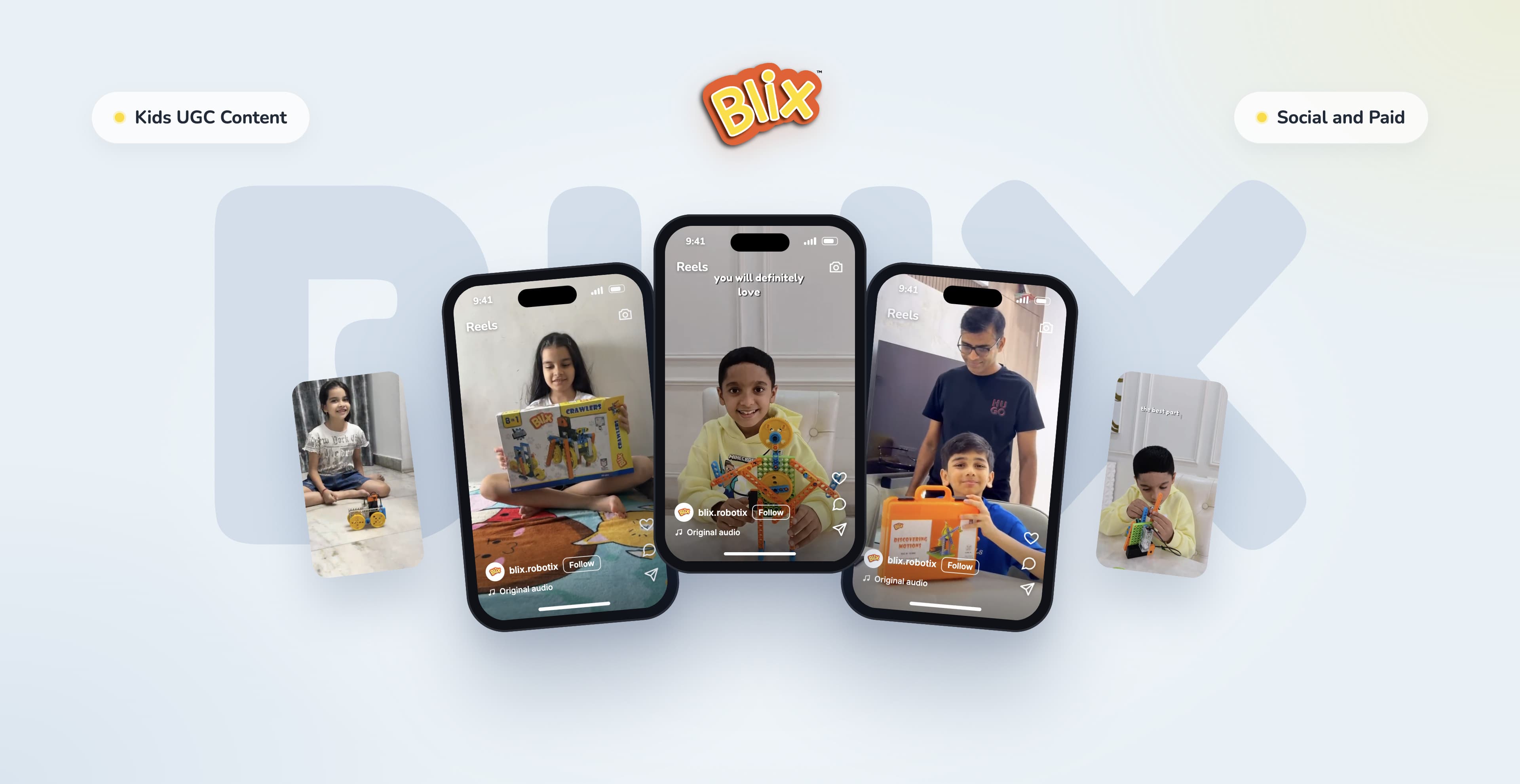 Blix Toys - Kids UGC Content