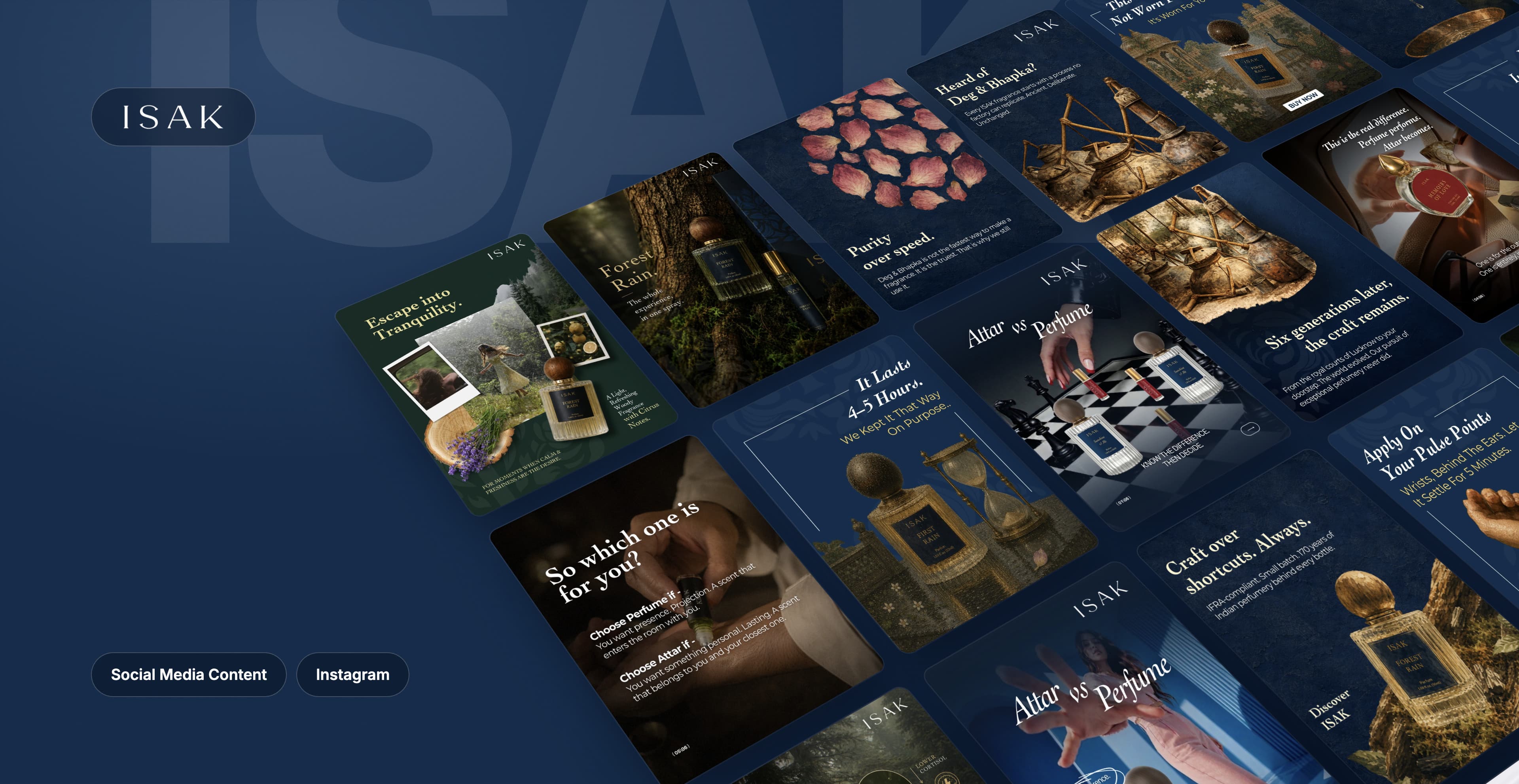 ISAK Fragrances - Social Media Content