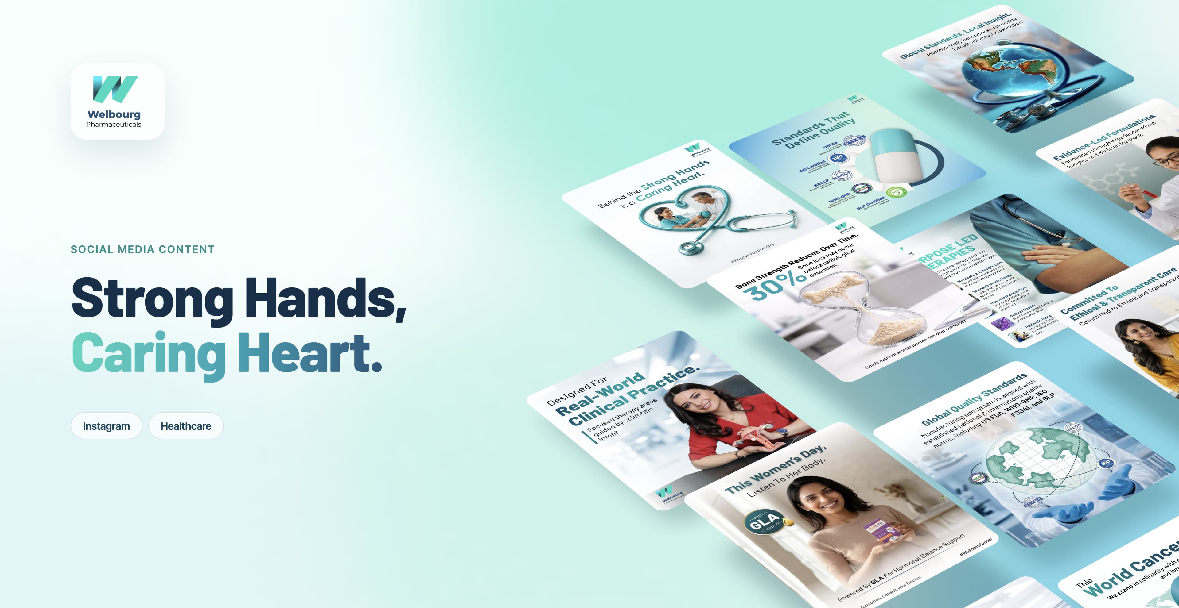 Welbourg Pharma - Social Media Content
